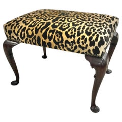 Queen Anne Footstool with Cabriole Legs