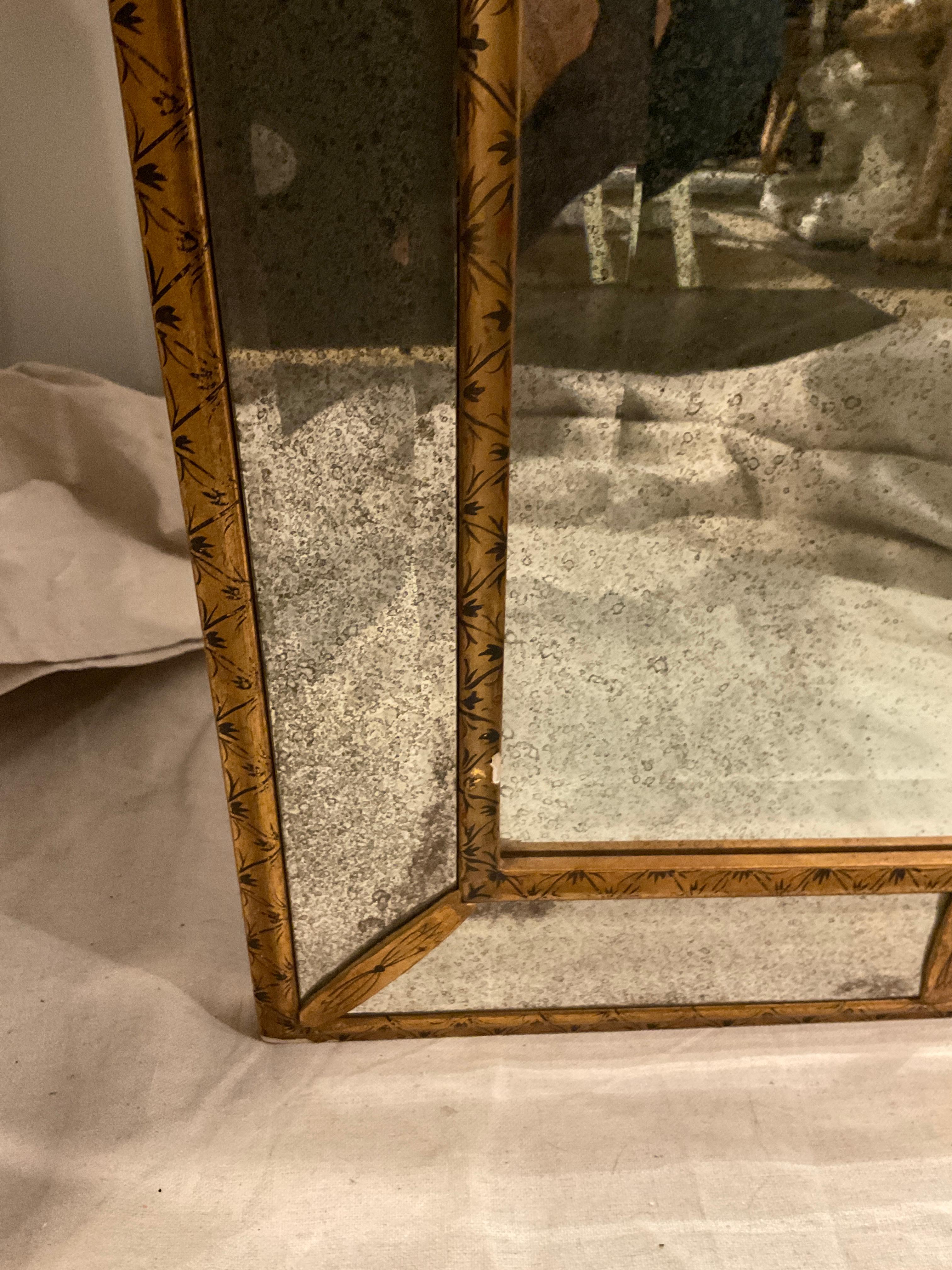 Queen Anne French Style Mirror By Mirror Fair For Sale 5