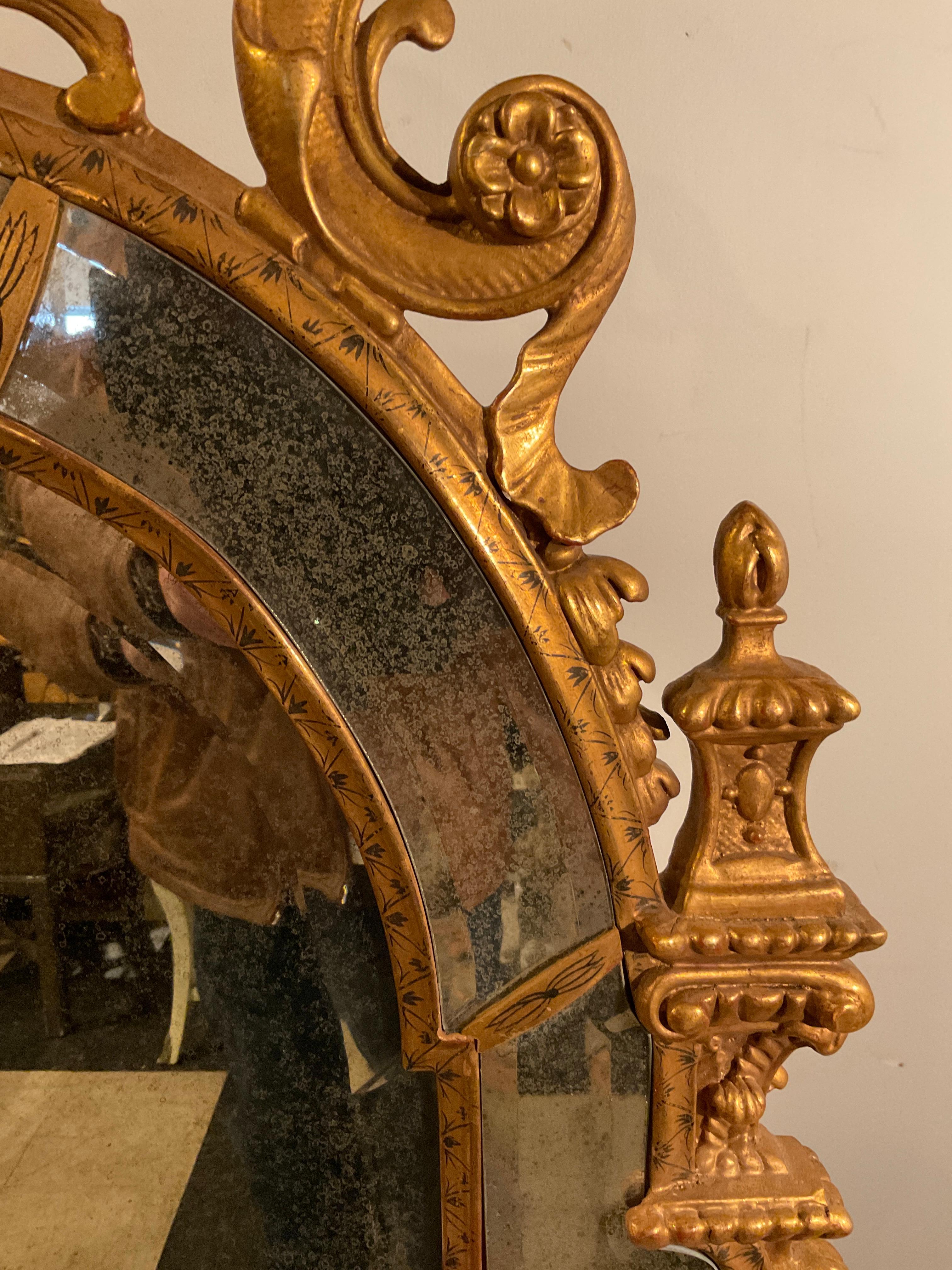 Queen Anne French Style Mirror By Mirror Fair For Sale 2