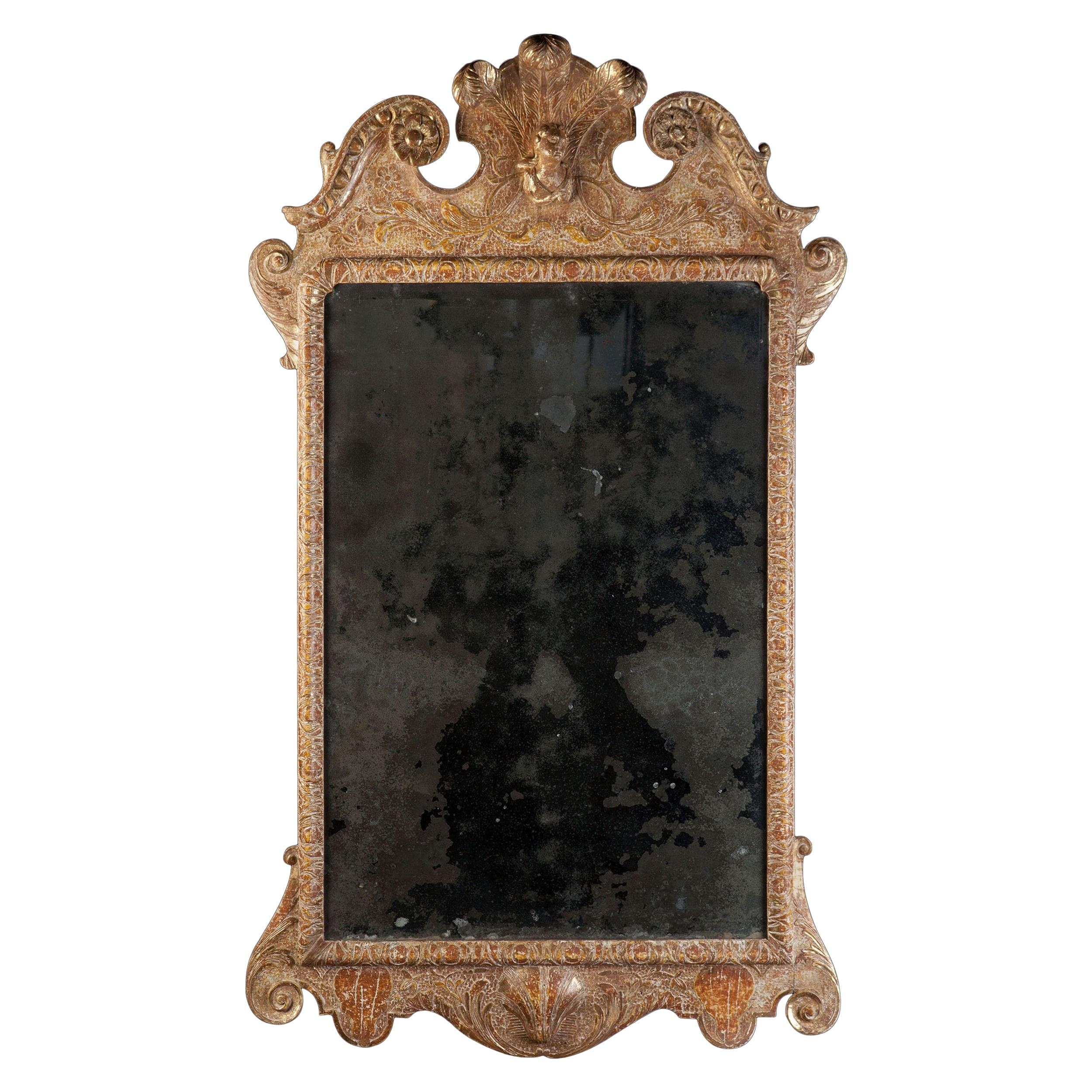 Queen Anne Gesso Mirror