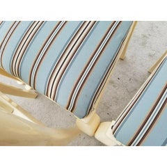 Queen Anne Lacquered Dining Chairs, Set of 6