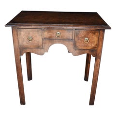 Queen Anne Low Boy Elm Wood Table 1820