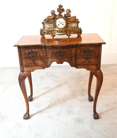 Queen Anne Lowboy Chest Walnut 1890 English Furniture