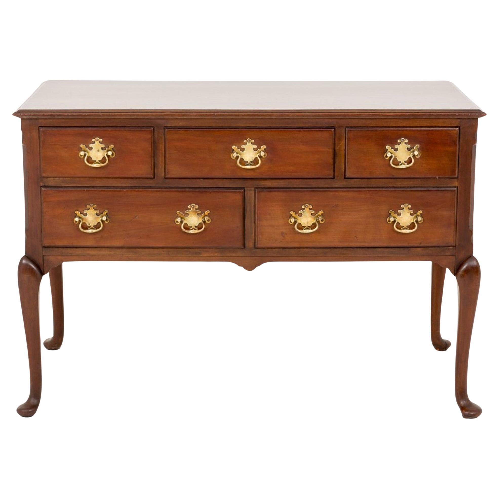 Queen Anne Lowboy, Mahogany Chest Sideboard 1880
