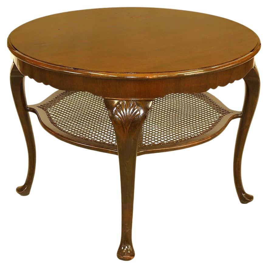 Table centrale en acajou de style Queen Anne