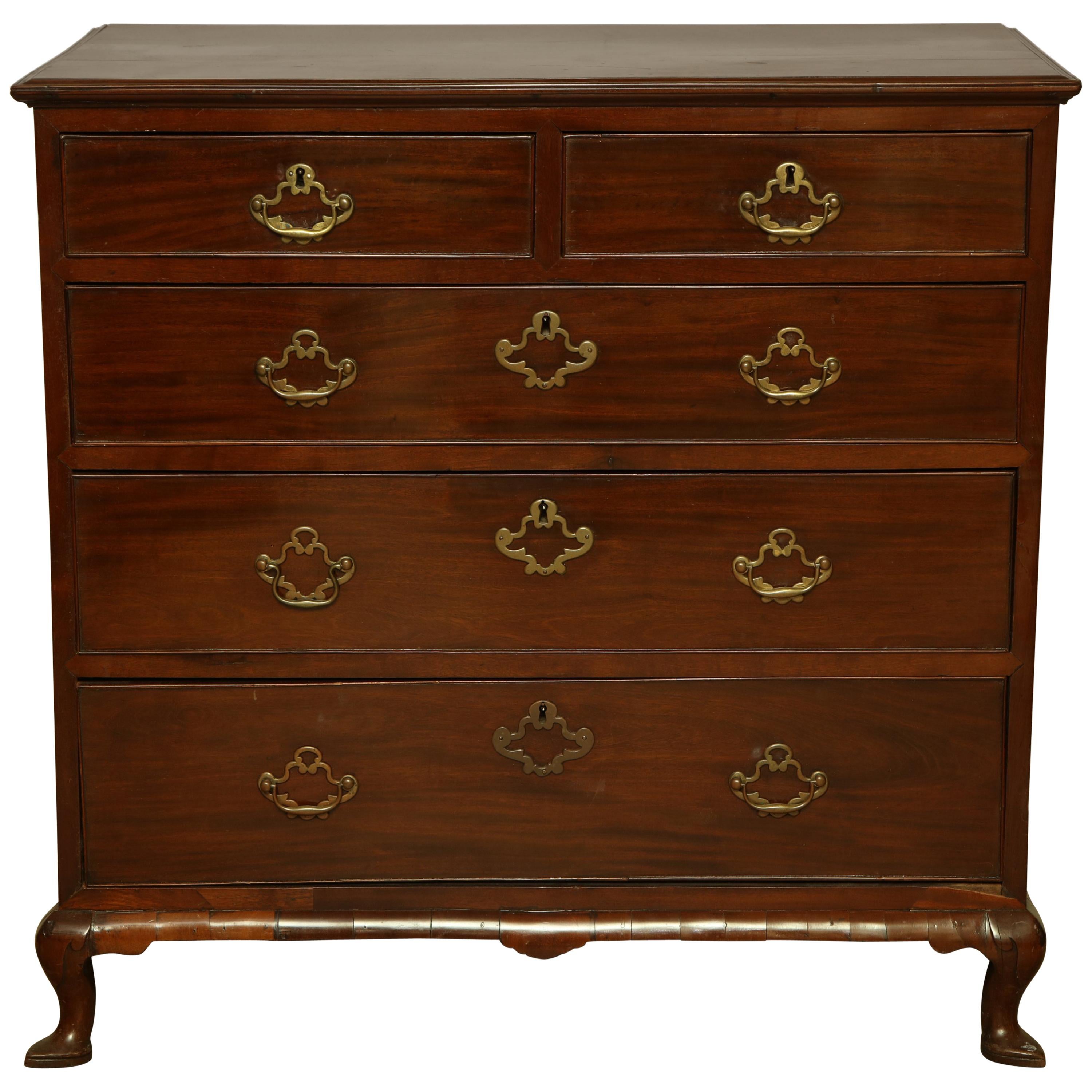 Queen Anne Mahogany Chest of Drawers