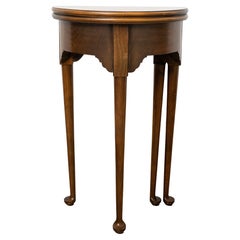 Queen Anne Manner Fold-Out Side Table