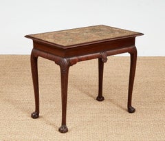 Queen Anne Needlepoint Table