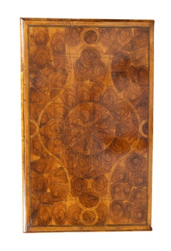 Queen Anne Oyster Veneer Chest Of Drawers