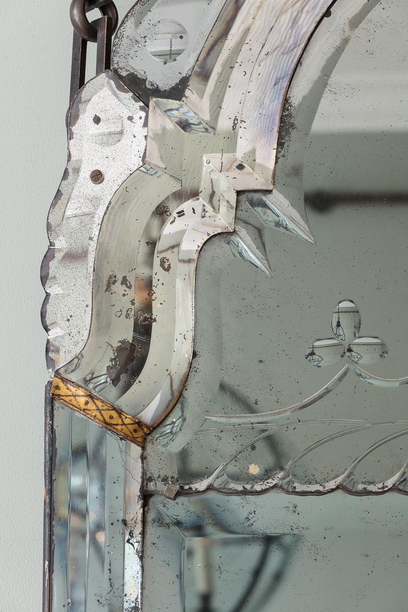 Espejo con borde de cristal de la época Queen Anne (SN4950) en Bueno estado para la venta en London, GB