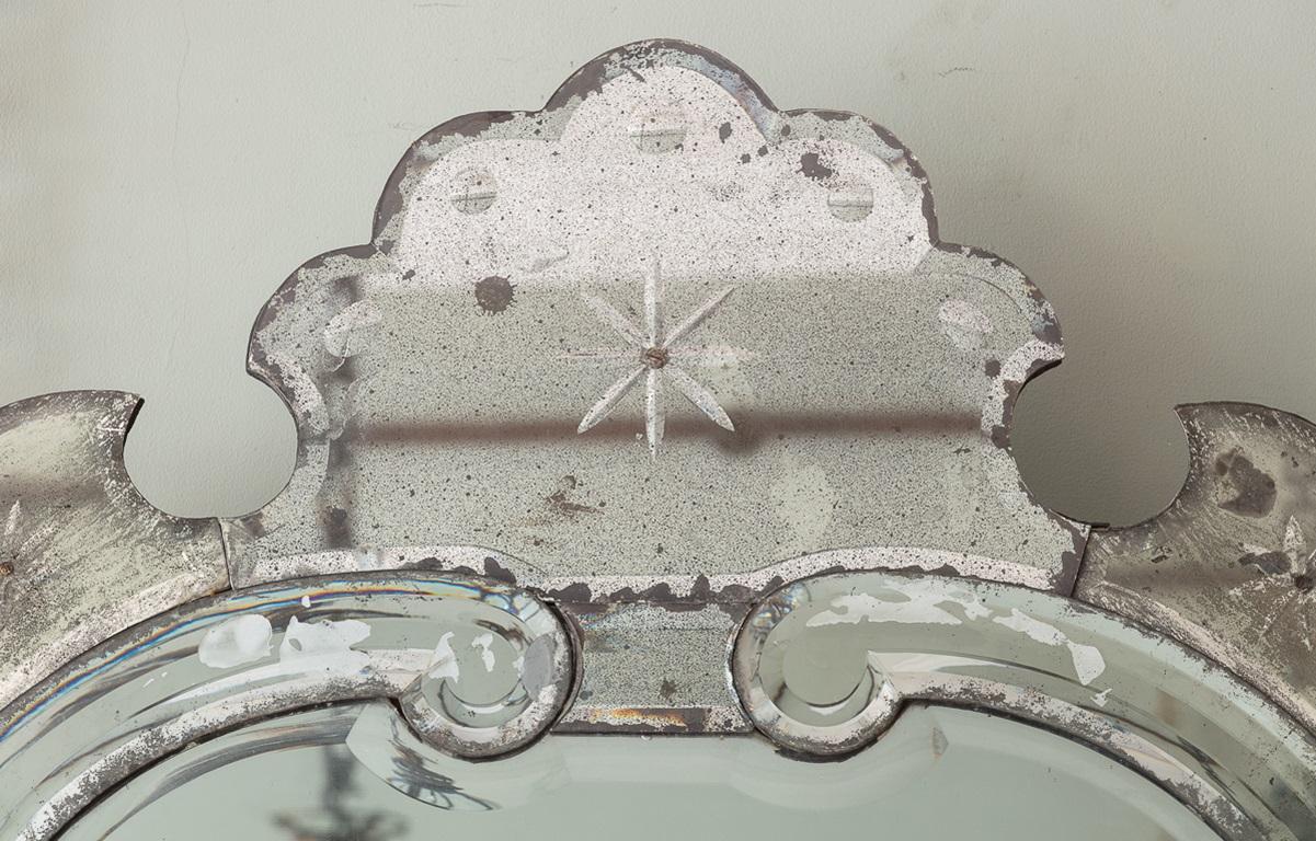 Queen Anne Periode 'All Glass' Border Spiegel (SN4951) (18. Jahrhundert) im Angebot