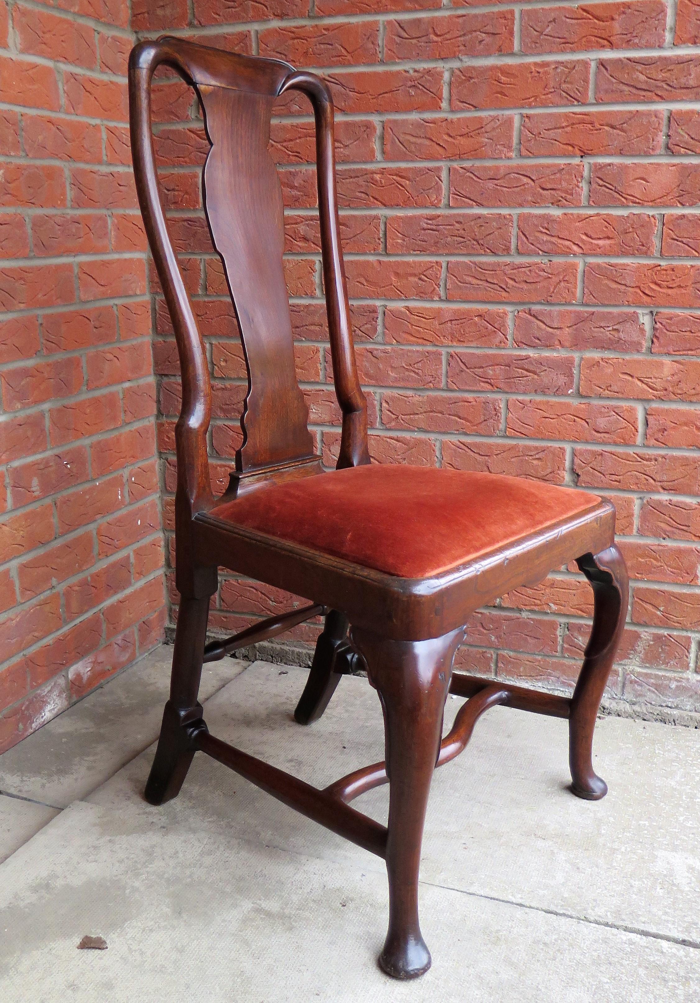 queen anne chair antique