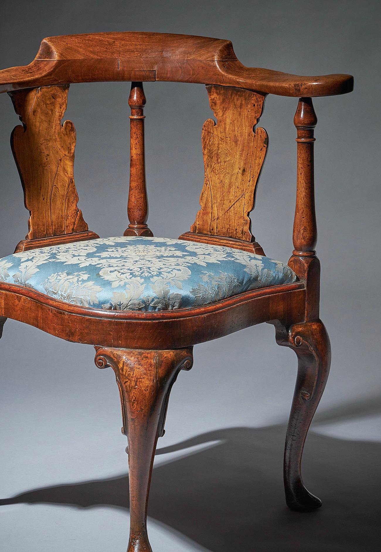 antique corner chair history