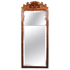 Queen Anne Period Walnut Pier Mirror