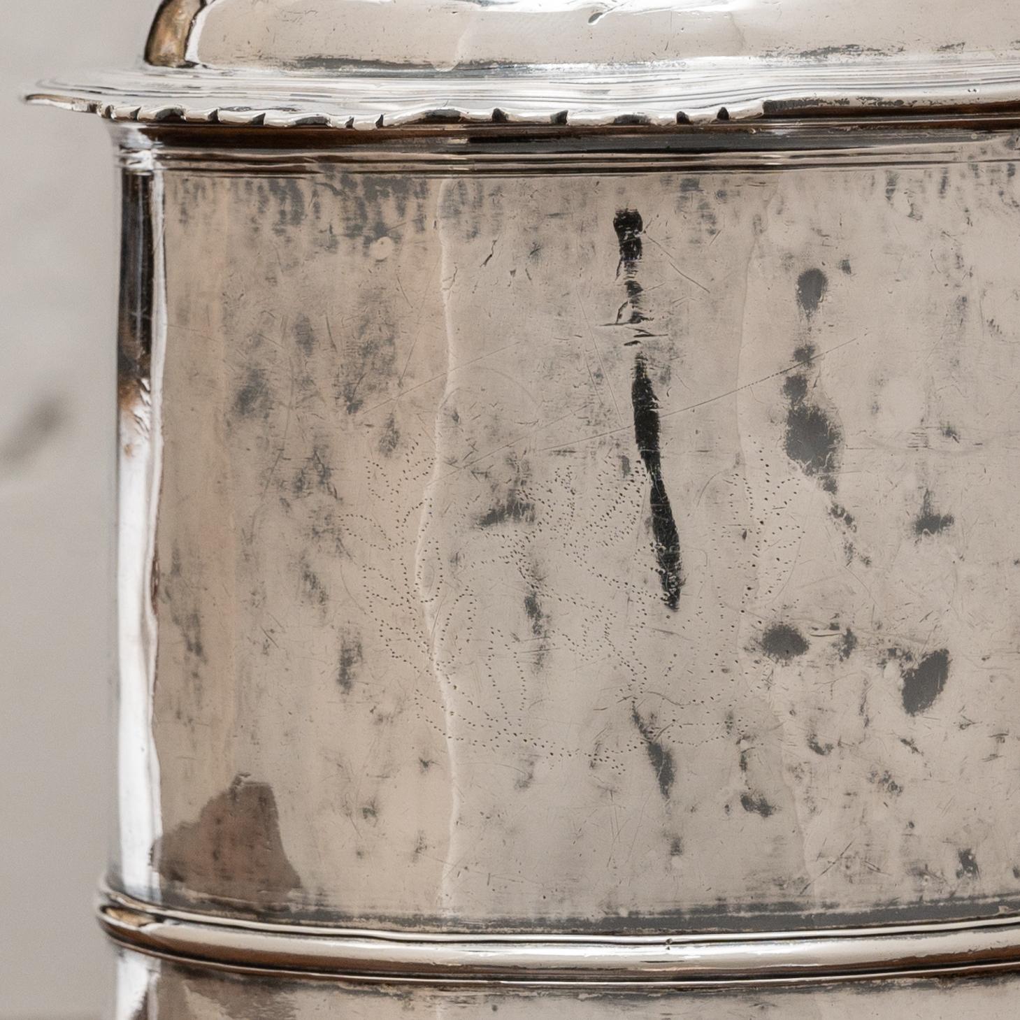 Queen Anne Provincial Britannia Silver Tankard, John Elston, Exeter, 1713 en venta 2