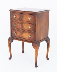 Queen Anne Revival Bedside Chest Nightstand