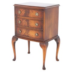 Queen Anne Revival Bedside Chest Nightstand