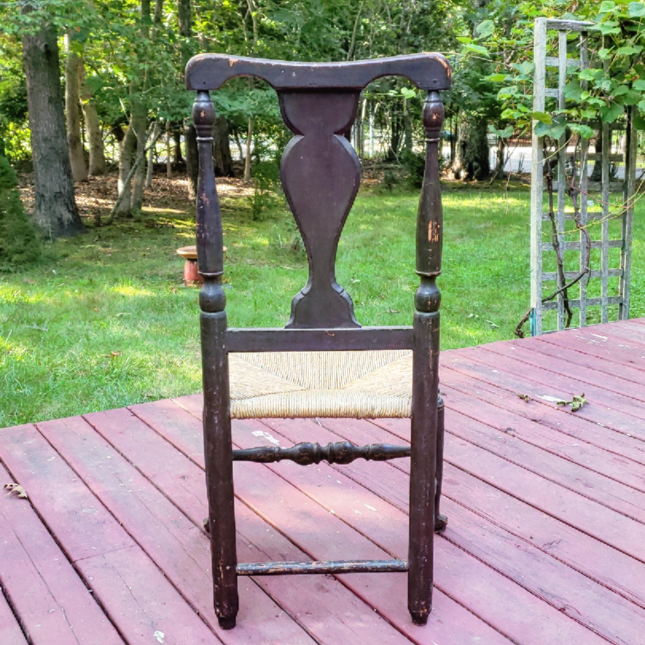 Hand-Crafted Queen Anne Side Chair, New York State, circa 1750 For Sale
