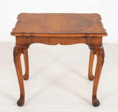 Queen Anne Side Table, Walnut Occasional Antique