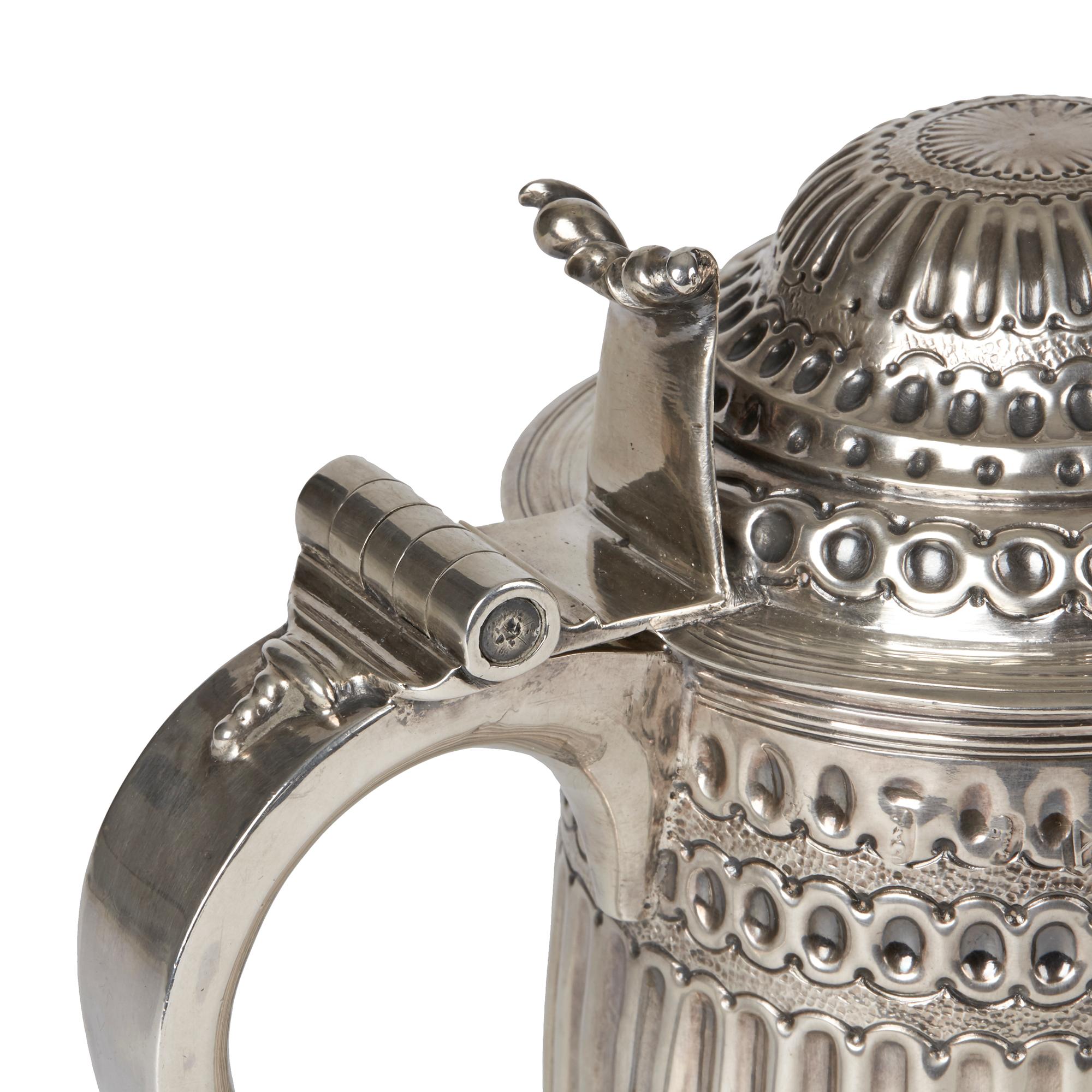 Early 18th Century Queen Anne Silver Tankard with Scottish Blane Crest London, 1706 For Sale