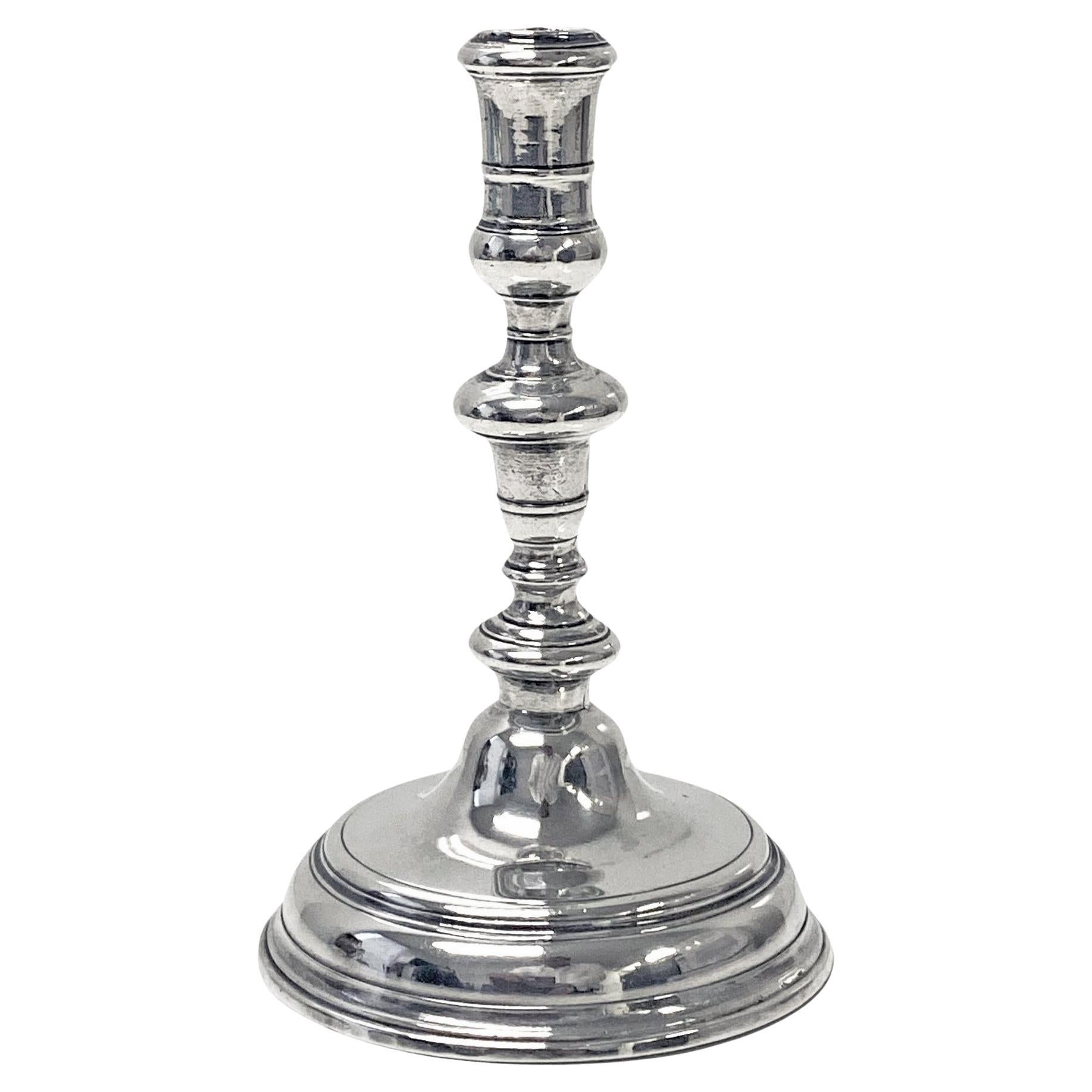 Queen Anne silver taperstick London 1704 Richard Syngin (Syng). 