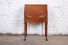 Queen Anne Solid Cherry Drop-Front Secretary Desk by Pennsylvania House
