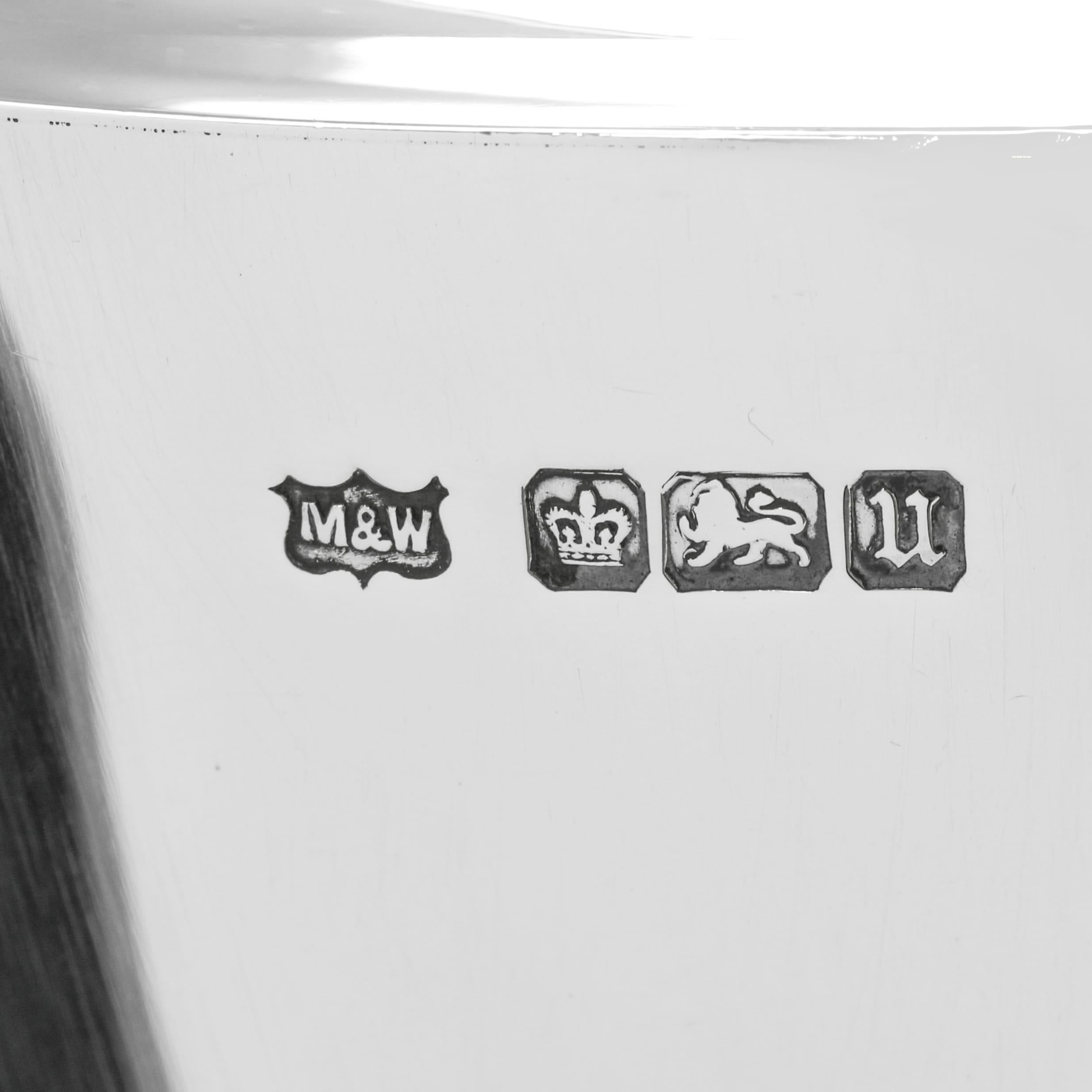 Queen Anne Sterling Silver Tea Set by Mappin and Webb, Sheffield, 1911 ...