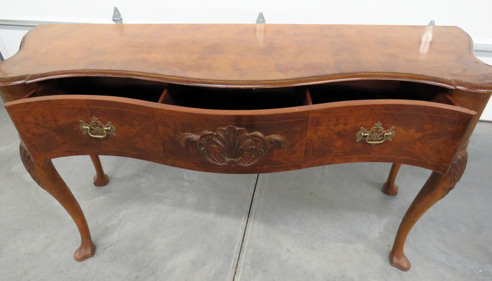 queen anne entry table