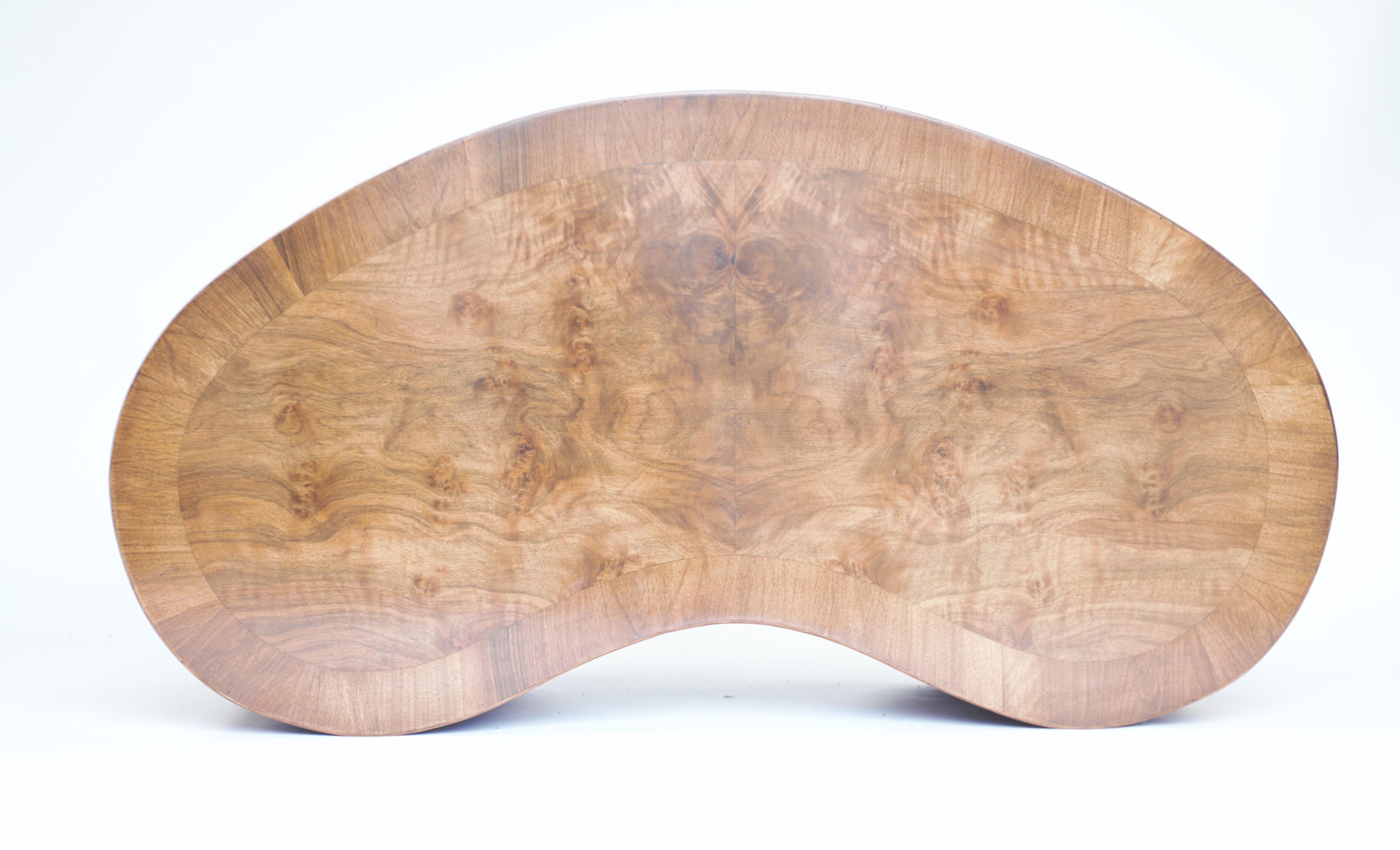 Queen Anne style Burr Walnut Dressing Table circa 1930s 6