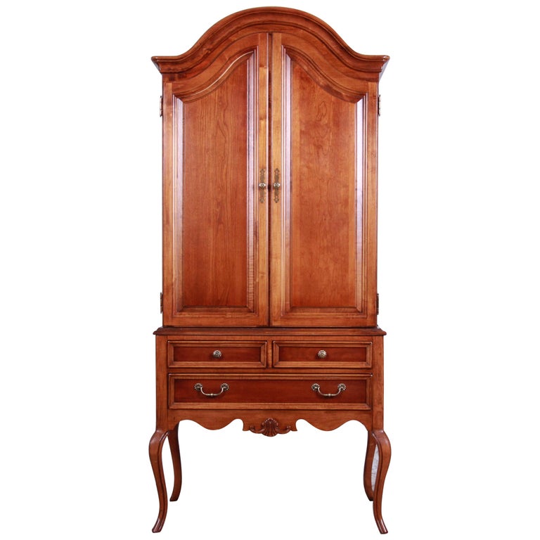Cherrywood Armoire Dresser By Lexington, Queen Bedroom Set With Armoire