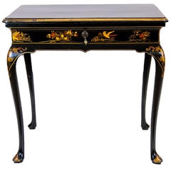 Queen Anne Style Chinoiserie Center Table