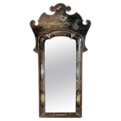 Queen Anne Style Chinoiserie Decorated Mirror
