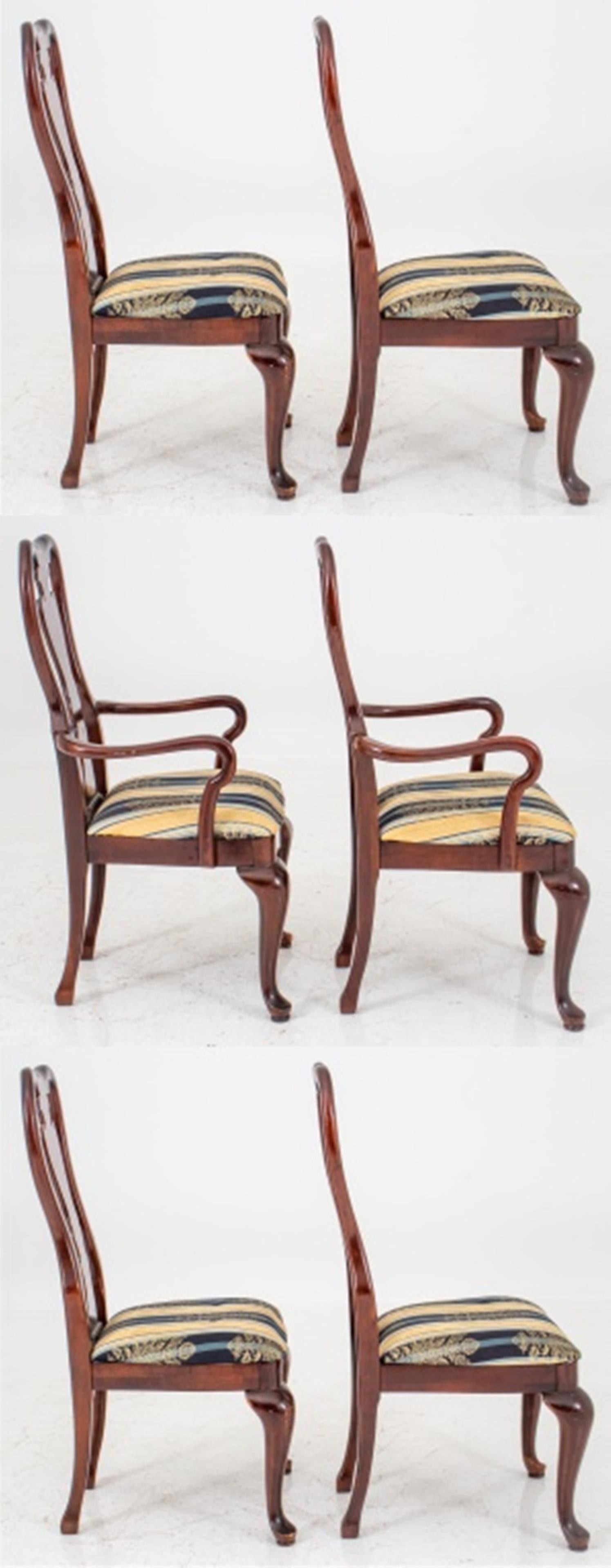 queen anne dining room chairs