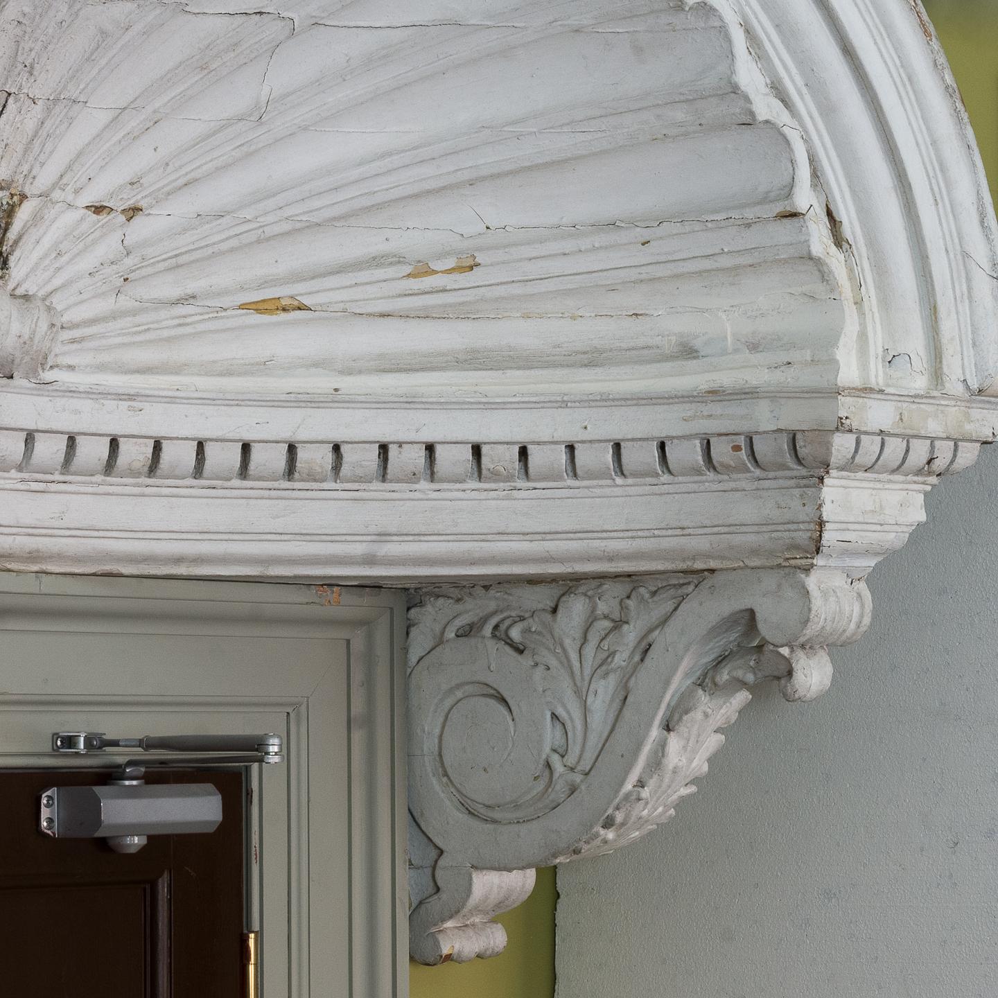 Queen Anne Style Door Hood 6