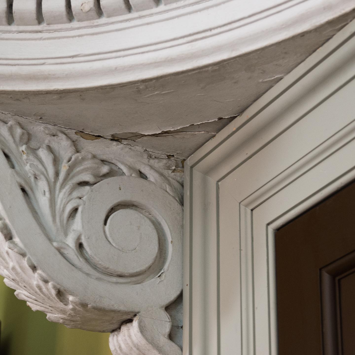 Queen Anne Style Door Hood 9
