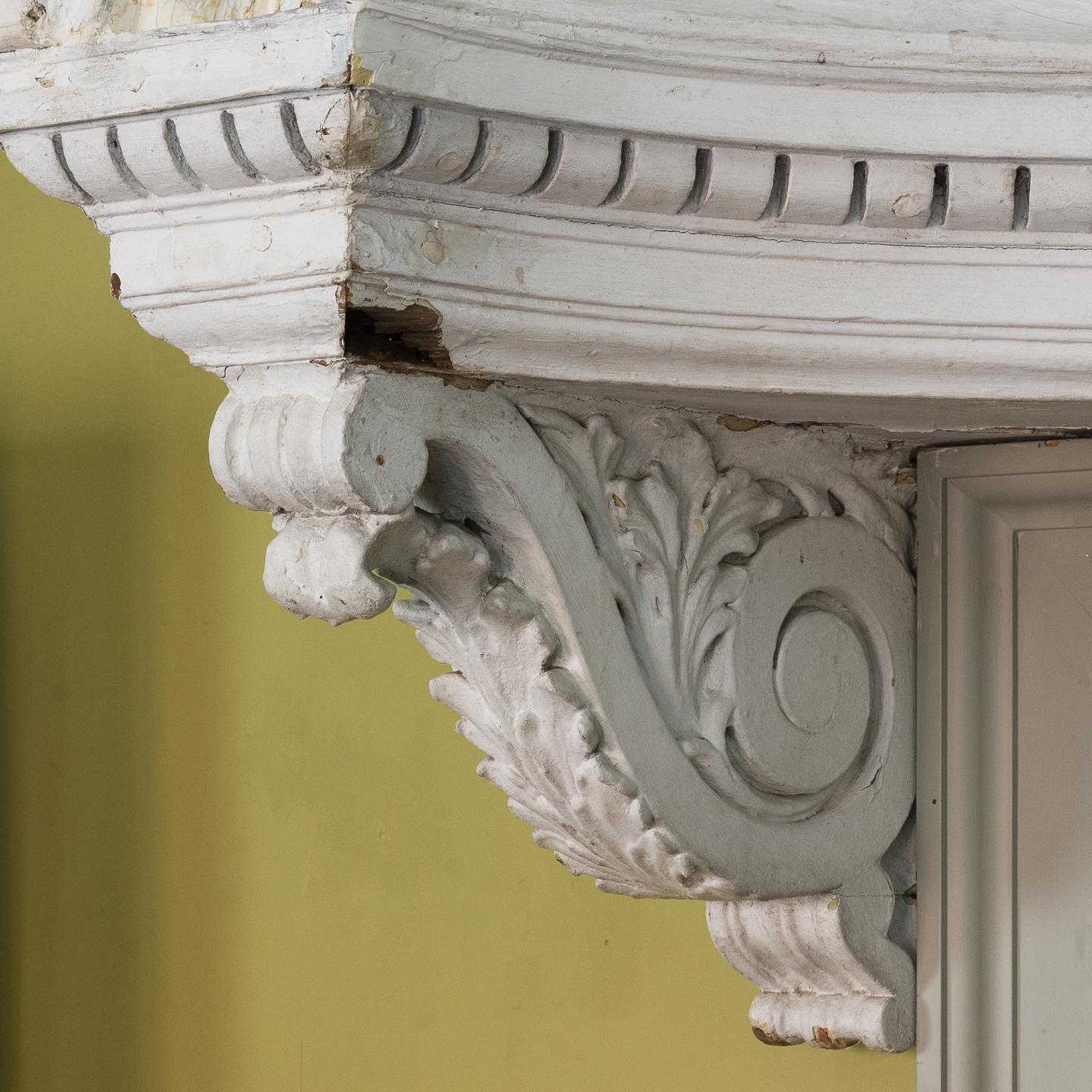 Queen Anne Style Door Hood 14