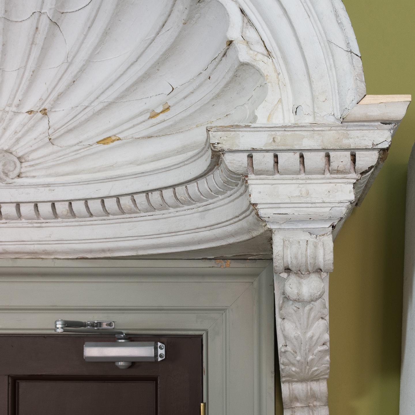 British Queen Anne Style Door Hood