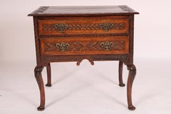 Queen Anne Style English Oak Lowboy