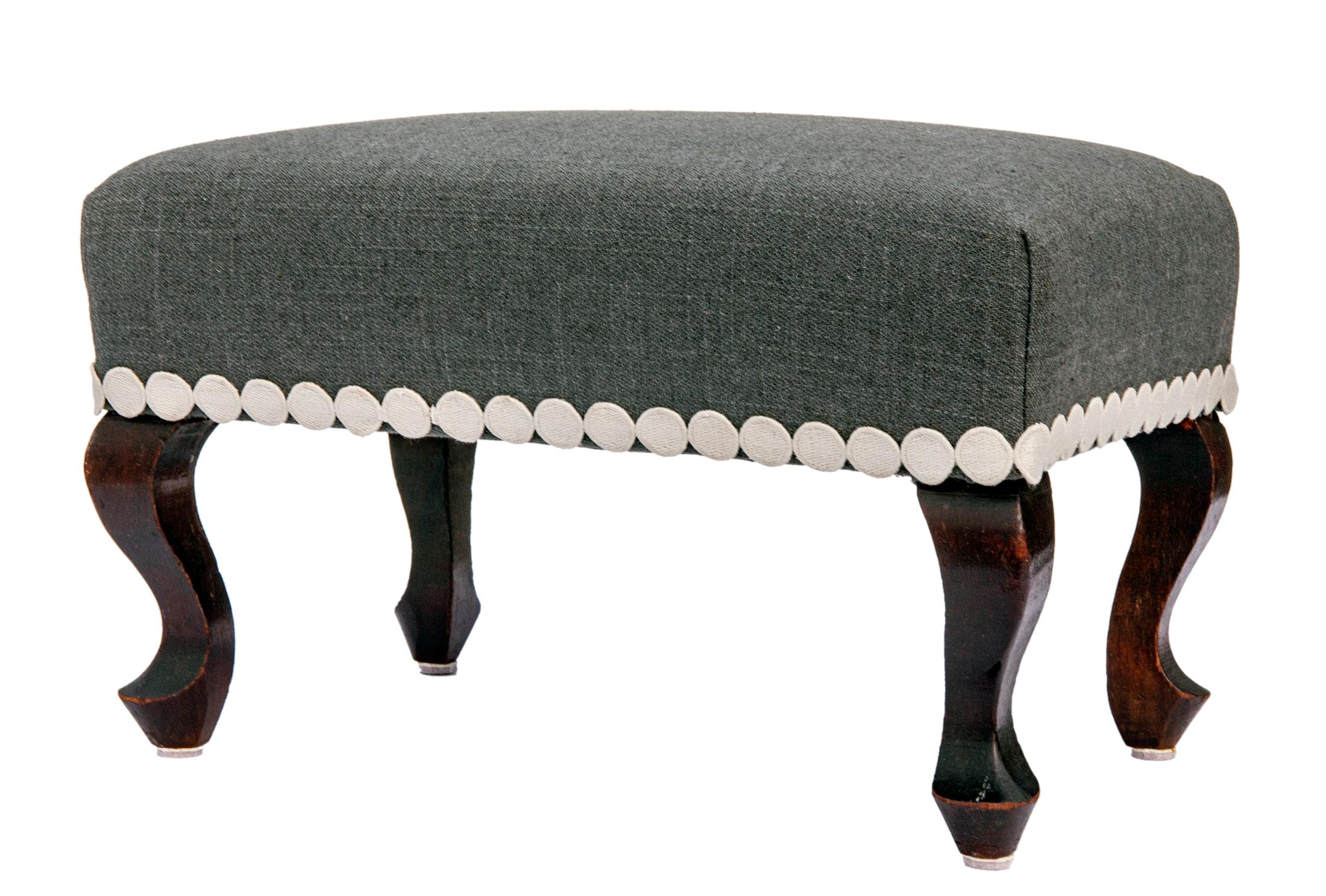 So precious the Peggy Platner wool Blend is trimmed with mod 1960's vintage trim.
