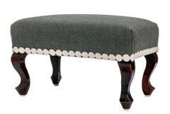 Queen Anne Style Footstool/Mod Trim
