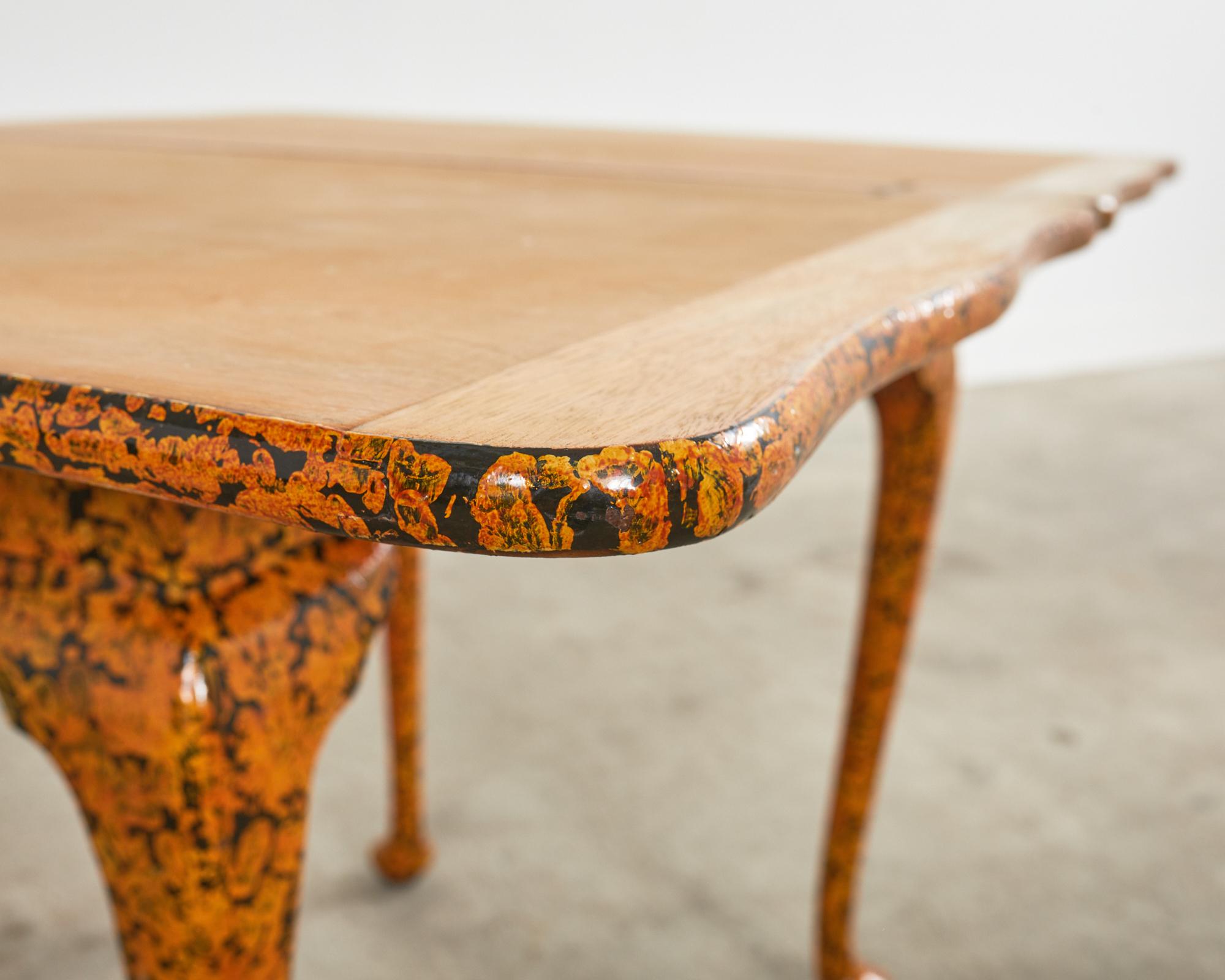 Queen Anne Style Games Table Desk Speckled by Ira Yeager 11