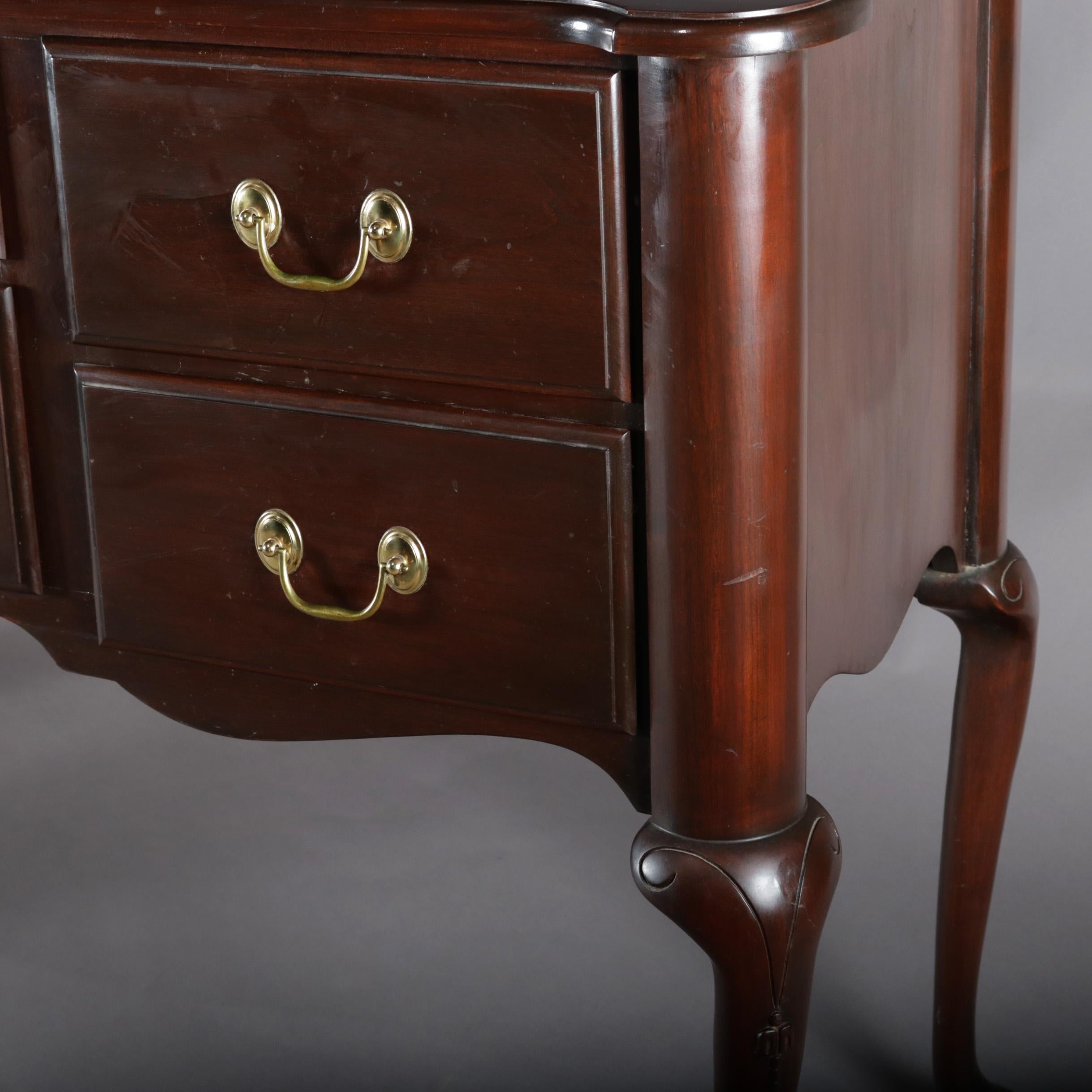 Queen Anne Style Mahogany Sideboard by Drexel, 20th Century 4