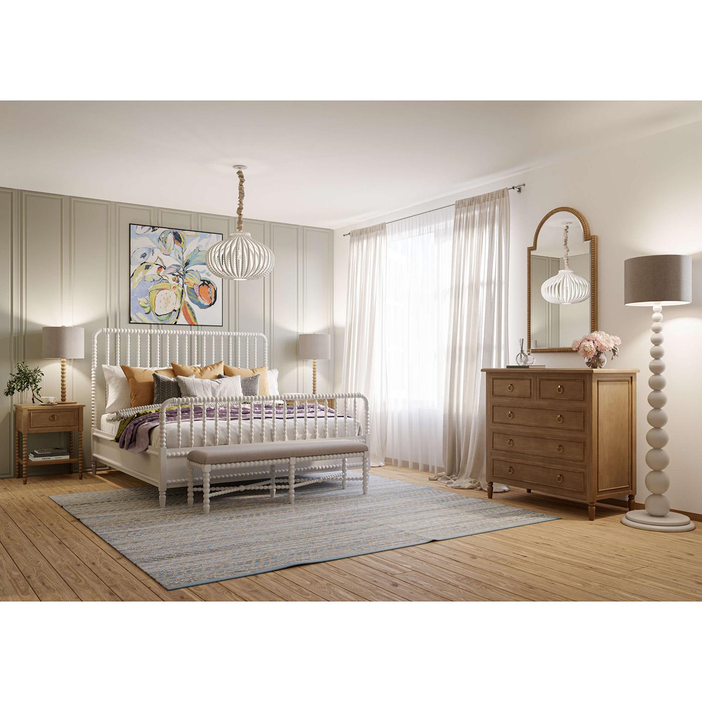 Indonésien Miroir de style Queen Anne en vente