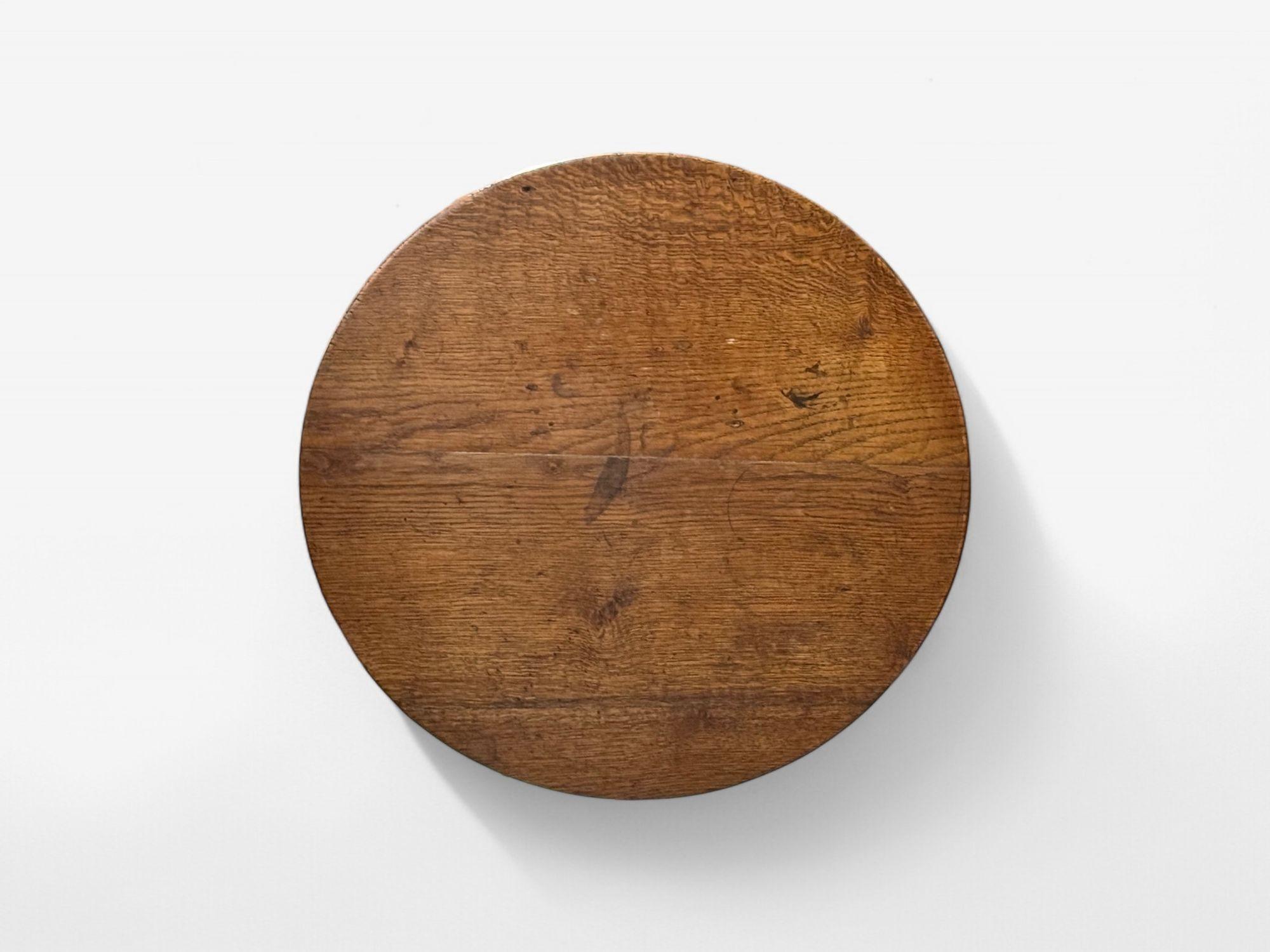 Table d'appoint de style Queen Anne, en Oak, à plateau basculant, USA, 19e C. en vente 2