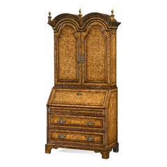 Queen Anne Style Secretary Bookcase