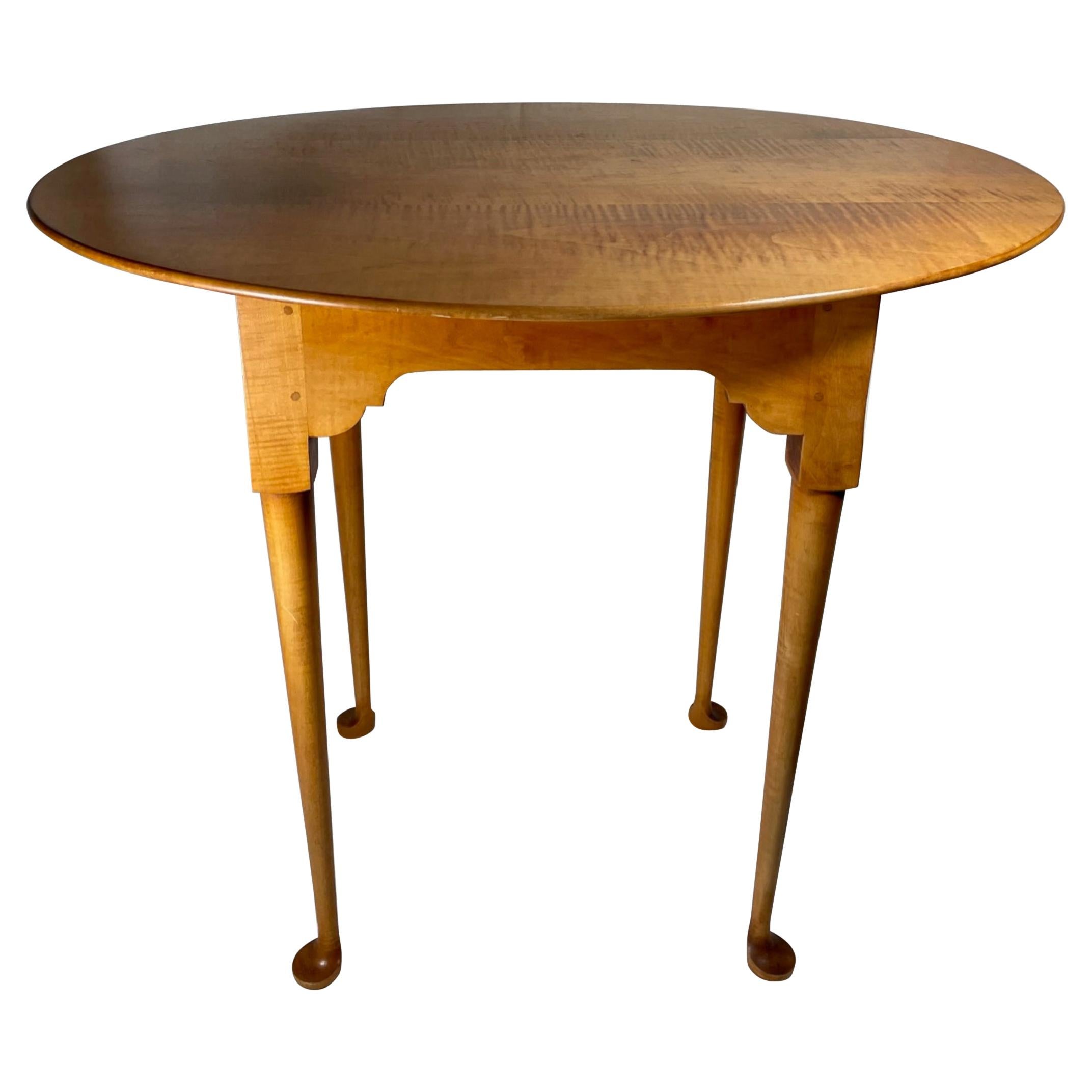 Queen Anne Style Side Table by Eldred Wheeler