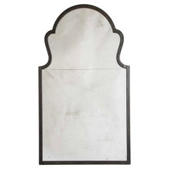 Queen Anne Style Steel Frame Mirror, Mid 20th Century Italian