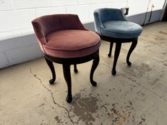 Queen Anne Style Swivel Vanity Stool By Cox Manufacturing (2 available)