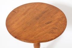 Queen Anne Style Tea Table with Round Top