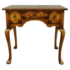 Antique Queen Anne Style Walnut Low Boy